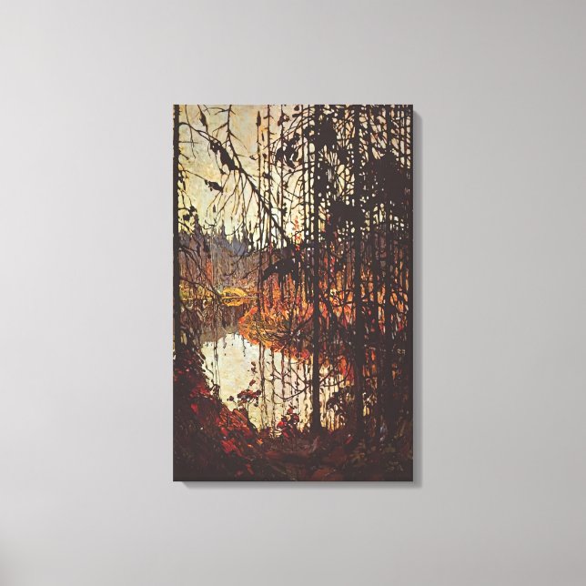 Tom Thomson - NORTHERN RIVER 1915 Canvas Print (Front)
