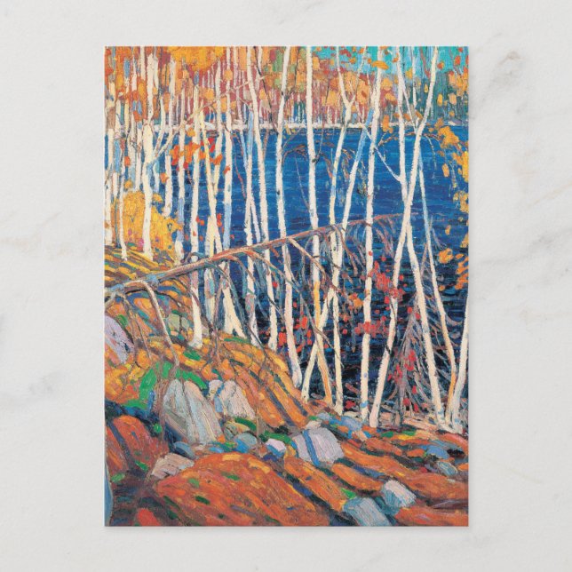 Tom Thomson Painting In the Northland Ontario Land Postcard (Front)