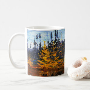 Tom Thomson Painting Tamaracks Canadian Wilderness Coffee Mug