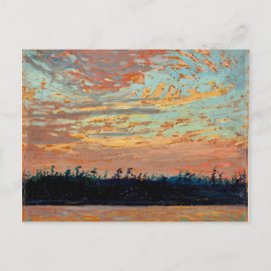 Tom Thomson - Sunset Sky Postcard