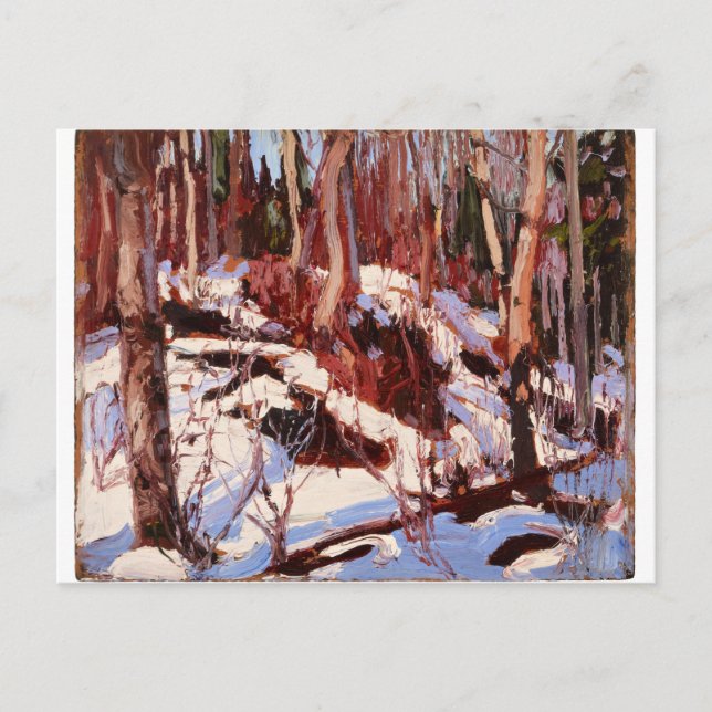Tom Thomson - Thaw in the Woods Postcard (Front)