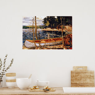 Tom Thomson - The Canoe Canvas, Poster