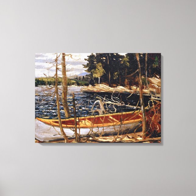 Tom Thomson - The Canoe Canvas Print (Front)