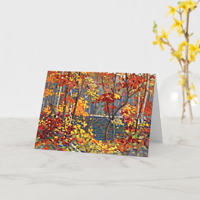 Tom Thomson - The Pool Card (Yellow Flower)