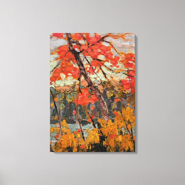 Tom Thomson - Twisted Maple Canvas Print (Front)