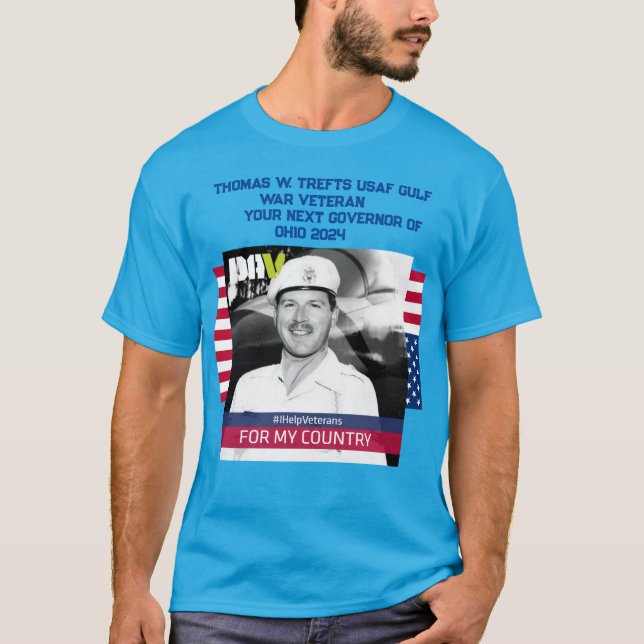 TOM TREFTS FOR GOVERNOR OF OHIO 2024 T-Shirt (Front)