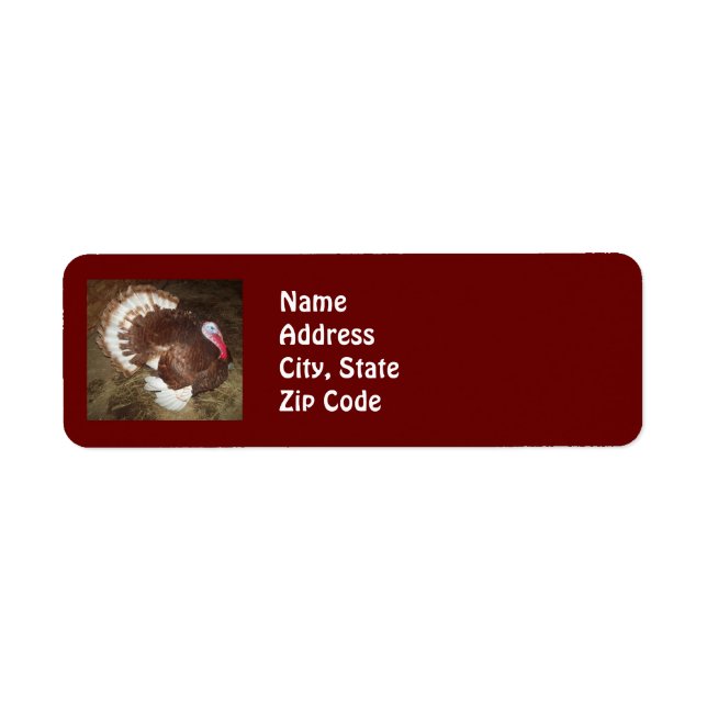 Tom Turkey Address Labels (Front)