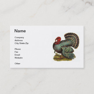 Tom Turkey Business Card