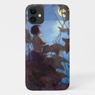 Tom Watching the Moon, Jessie Willcox Smith iPhone 11 Case