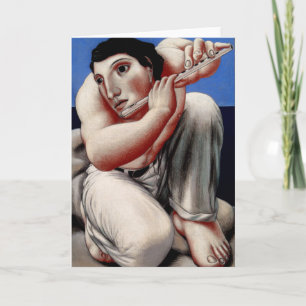 Tom X "Flute on a Beach" Note Card