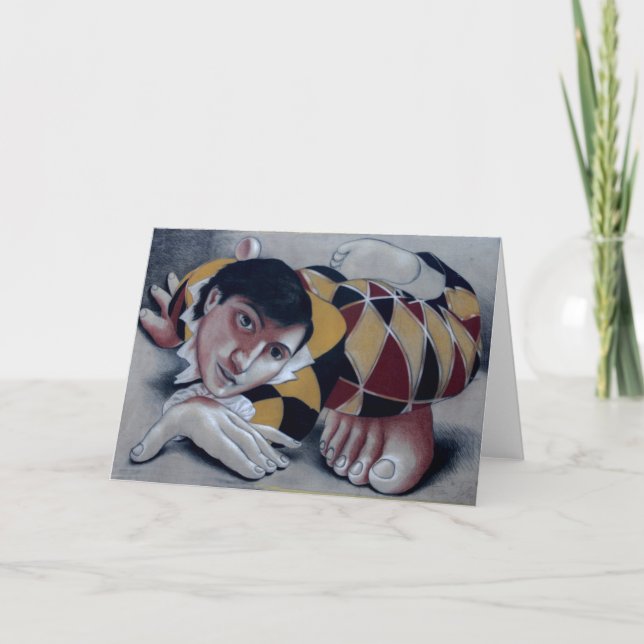 Tom X "Harlequin Doll" Note Card (Front)