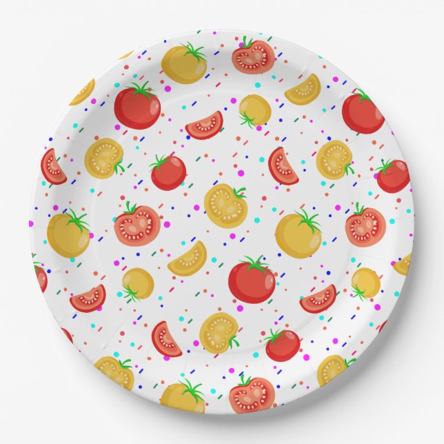 Tomaatti Paper Plate (Front)