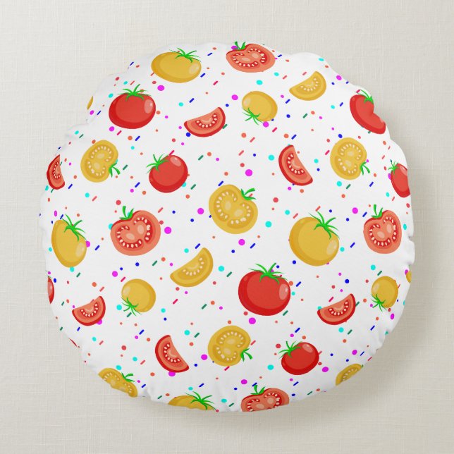 Tomaatti Round Cushion (Front)