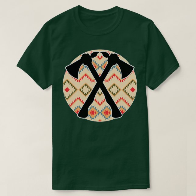 Tomahawk Pattern 4 T-Shirt (Design Front)