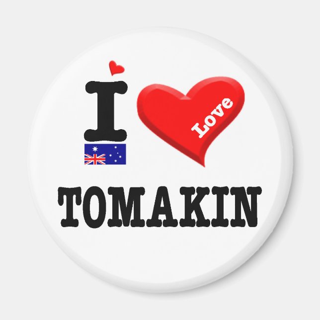TOMAKIN - I Love Magnet (Front)