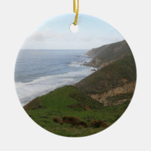 Tomales Point at Point Reyes National Seashore Ceramic Tree Decoration