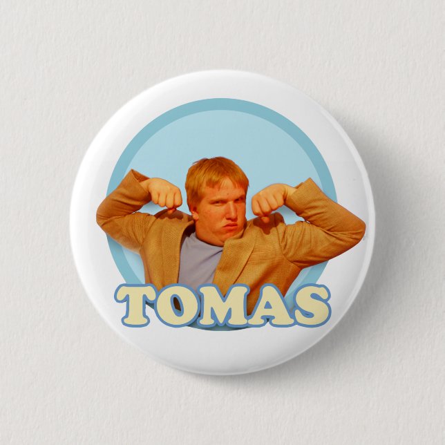 Tomas! Yeah! 6 Cm Round Badge (Front)