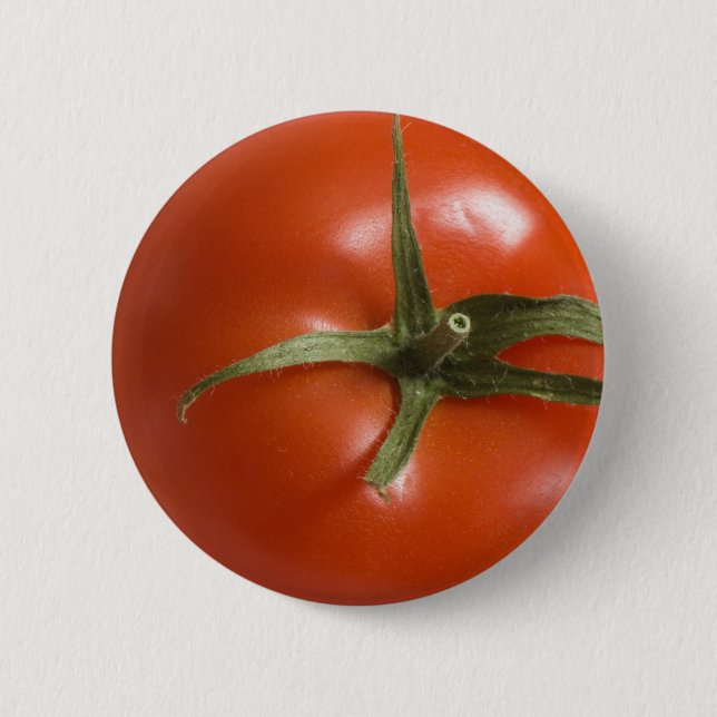 Tomato 6 Cm Round Badge (Front)
