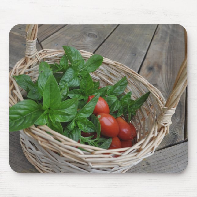 Tomato and Basil Dreams Mouse Mat (Front)