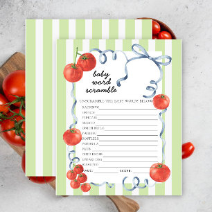Tomato - Baby Word Scramble Game