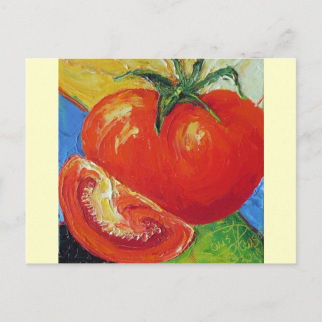 Tomato by Paris Wyatt Llanso Postcard (Front)