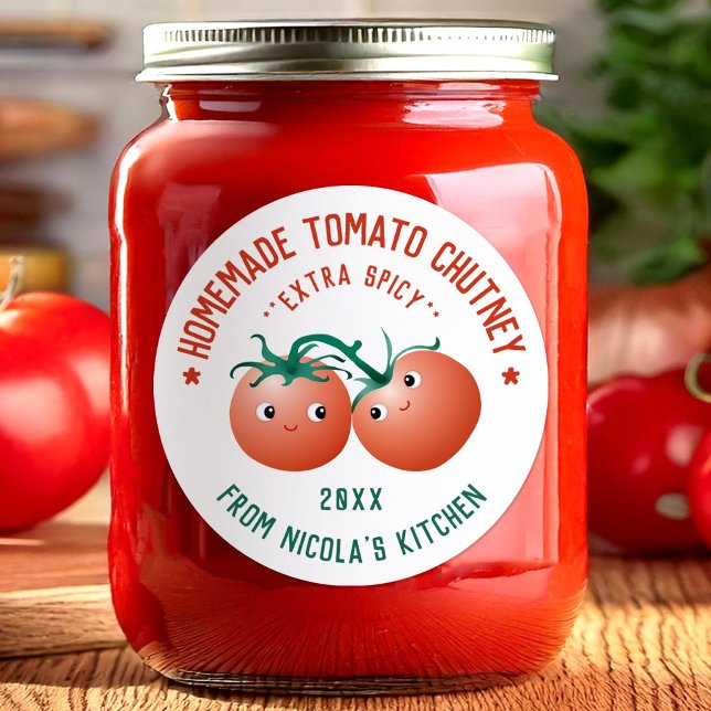 Tomato Chutney Sticker for kitchen homemade recipe (Creator Uploaded)