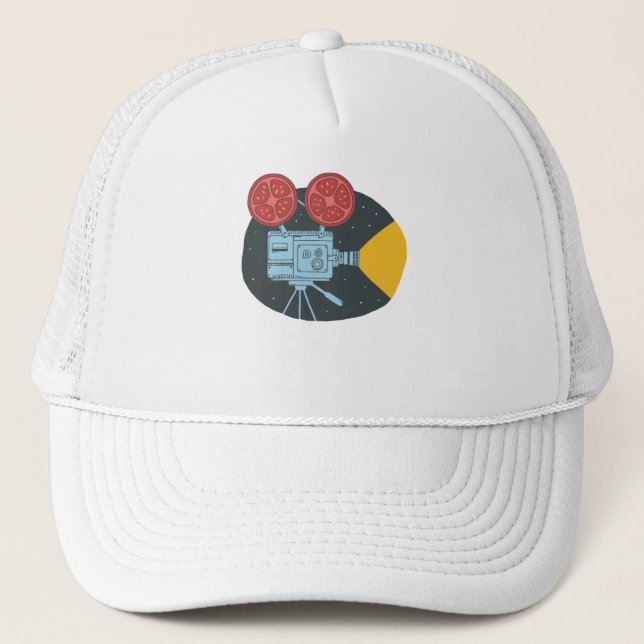 Tomato Cinema Trucker Hat (Front)