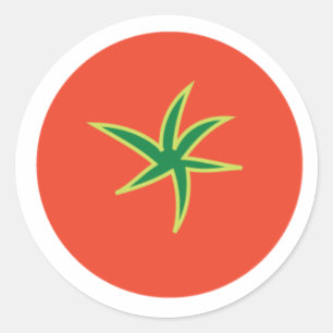Tomato Classic Round Sticker