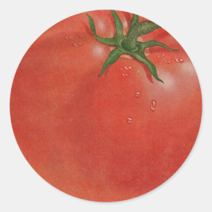 tomato classic round sticker