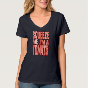 Tomato Costume Funny Halloween Fruit Slice Squeeze T-Shirt