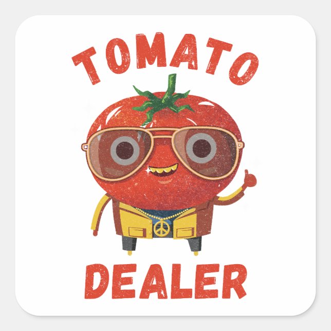 Tomato Dealer Square Sticker (Front)