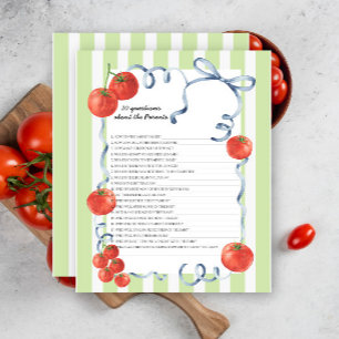 Tomato - games - 20 questions about the parents