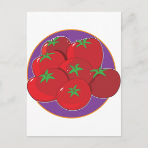 Tomato Graphic Postcard