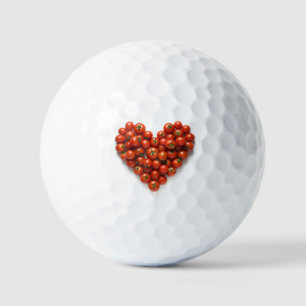 Tomato Heart Golf Balls