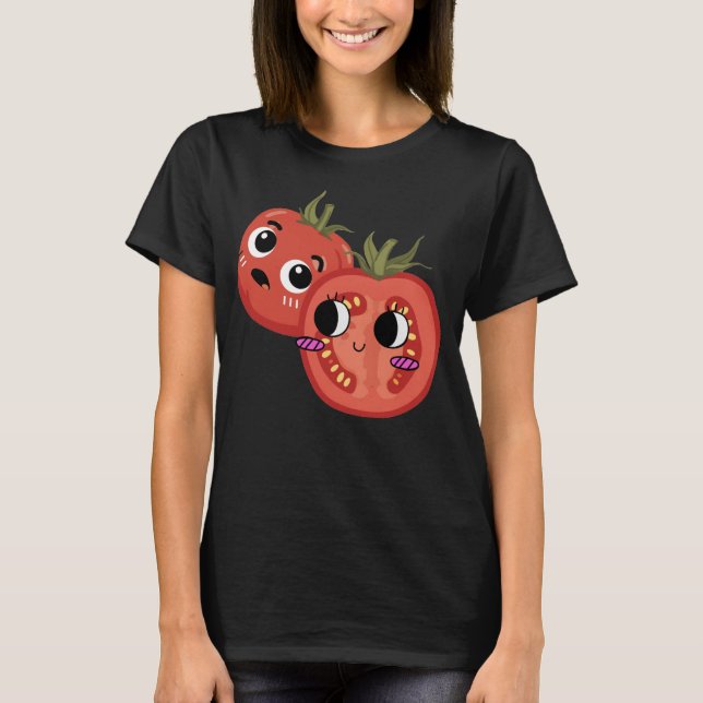 Tomato in Awe  T-Shirt (Front)