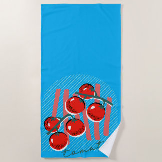 Tomato Italy Style Beach Towel