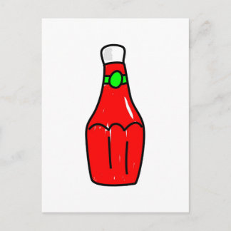 Tomato Ketchup Postcard