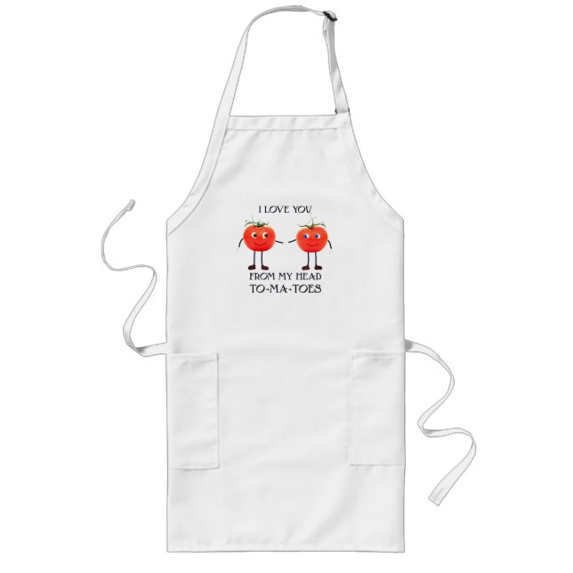 Tomato Love - Long Apron (Front)
