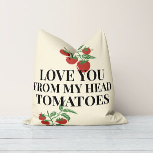 Tomato Love Note Farm-to-Table Fresh Cushion