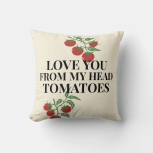 Tomato Love Note Farm-to-Table Fresh Cushion