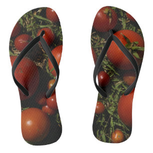 Tomato Obsession Ripe Flip Flops