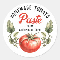 Tomato Paste custom vintage style canning