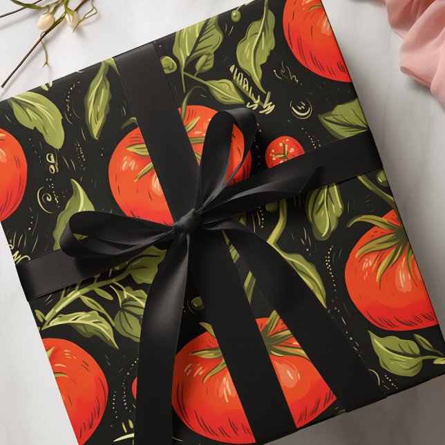 Tomato Pattern Wrapping Paper (Creator Uploaded)