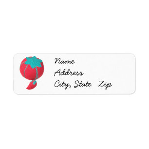 Tomato Pin Cushion Labels