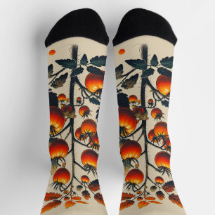 Tomato Plant I Love Tomatoes Art Socks