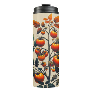 Tomato Plant I Love Tomatoes Art                   Thermal Tumbler