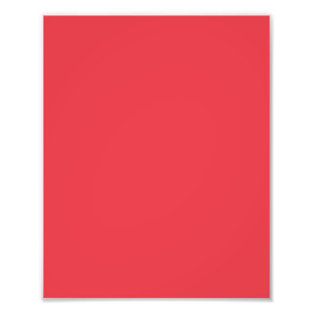 Tomato Red Art Print – Customisable (Front)
