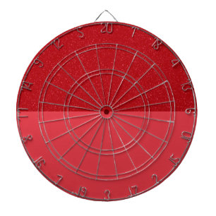 Tomato Red Contrast Dartboard Design – Customise