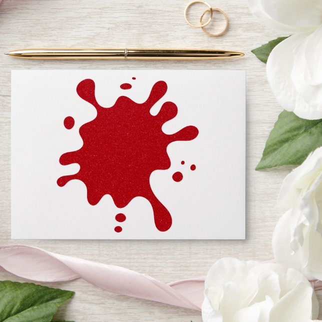Tomato Red Custom A7 Envelope (Wedding)