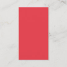 Tomato Red Custom Business Card – Customisable